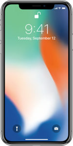 Apple-iPhone-X-Front-View—Silver